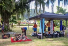 Moradores de Mangaratiba participam do Varal Solidário