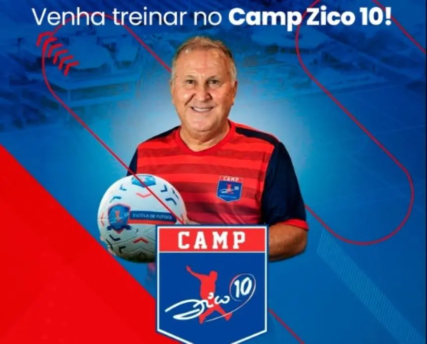 Arte do ex-jogador Zico