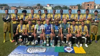 Equipe e comissão técnica da LDI posam para um novo poster