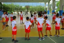 Alunos participam das primeiras atividades do Projeto Container do Esporte