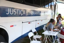 Unidade móvel da Justiça Itinerante