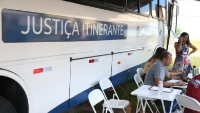 Unidade móvel da Justiça Itinerante