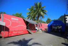 Mamógrafo Móvel instalado em Mangaratiba