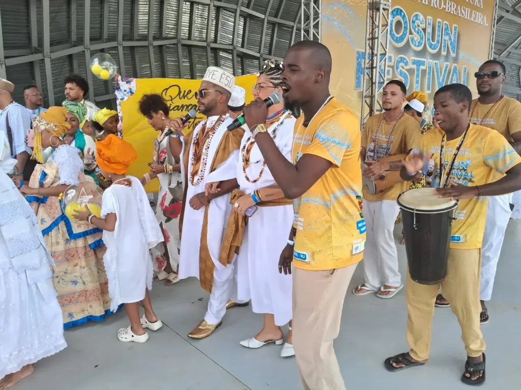 Cantores numa passeata