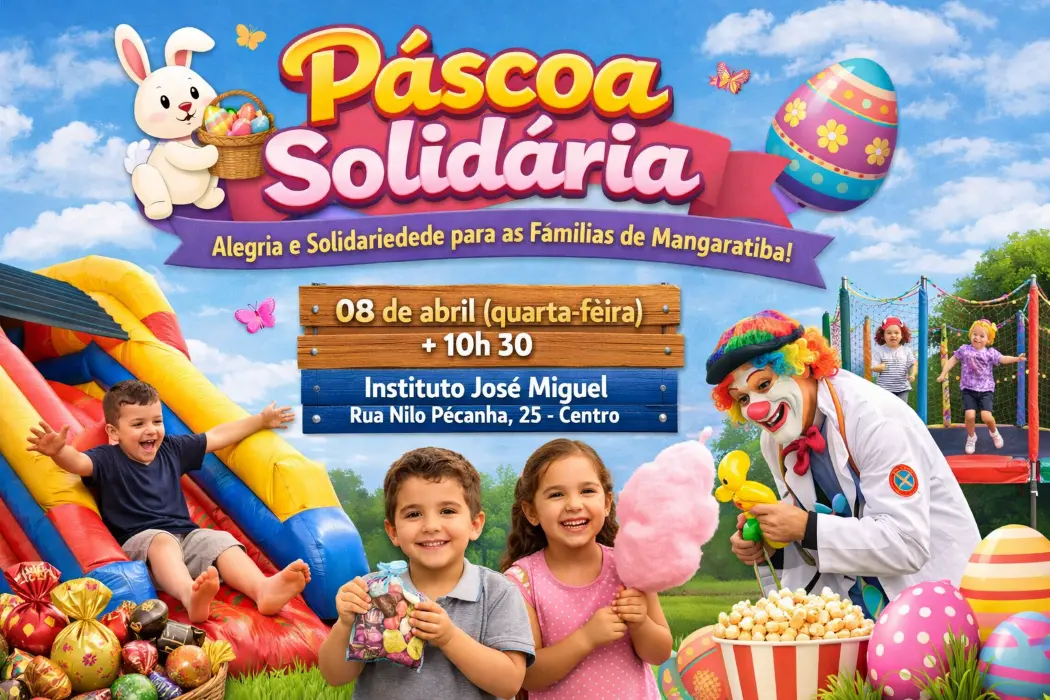 Arte da Páscoa Solidária do Instituto José Miguel