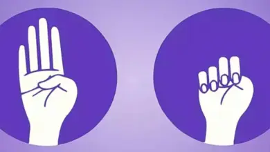 Arte do sinal com a mão que sinaliza violência