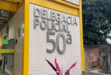 Fachada da 50ª Delegacia de Polícia (Itaguaí)