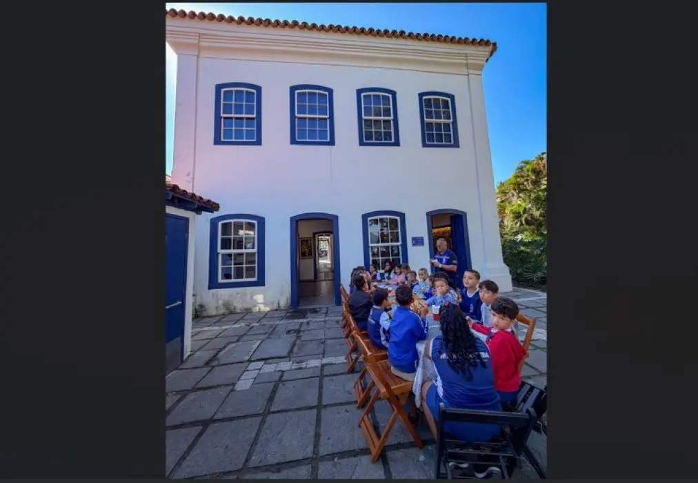 Estudantes da Oliveira Bello participaram de visita ao Museu Municipal