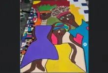 Obra da artista Luna Magalhães