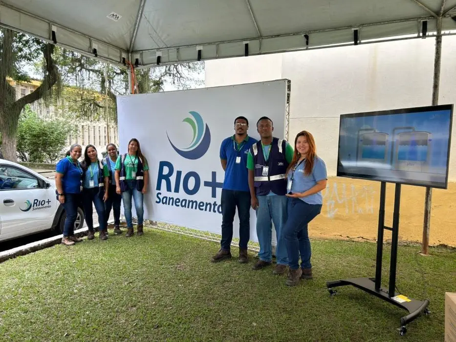 Equipe da Rio+Saneamento realiza atendimento itinerante