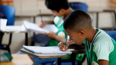 Menino negro em momento de estudos