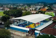 Novo Complexo Esportivo da Praia do Saco ganha moderna quadra poliesportiva coberta