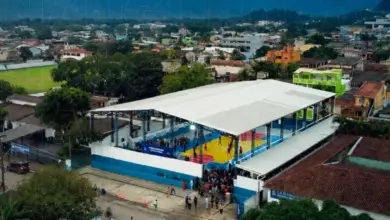 Novo Complexo Esportivo da Praia do Saco ganha moderna quadra poliesportiva coberta