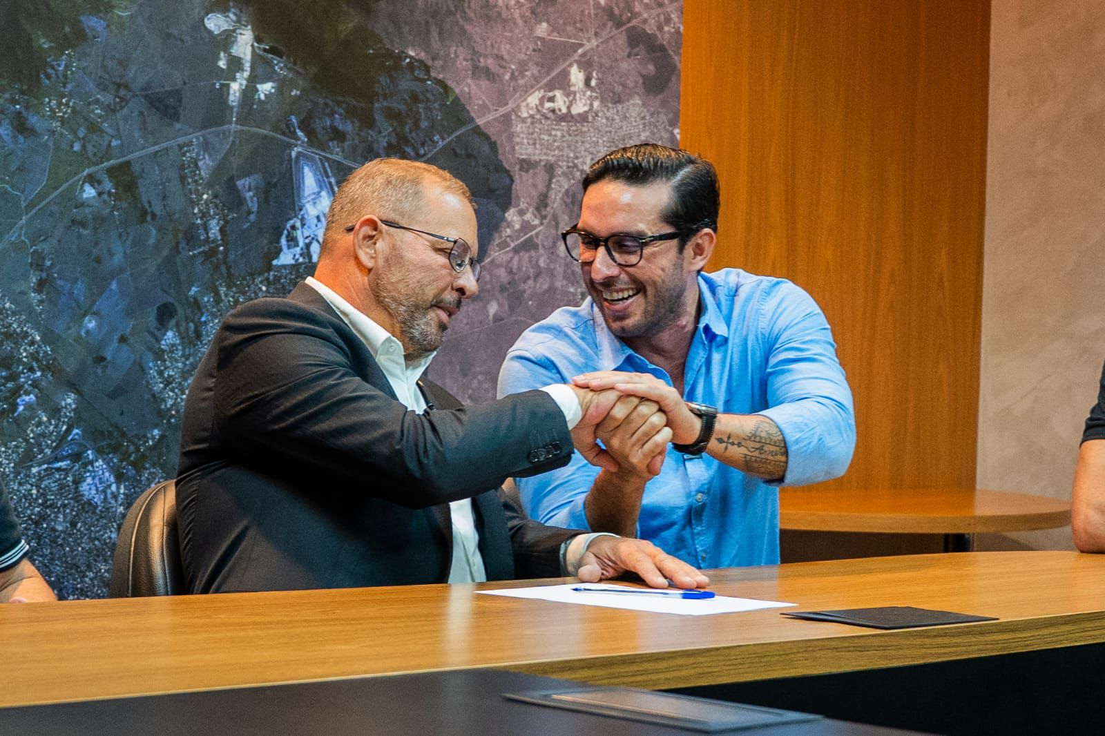 Deputado Guilherme Delaroli destaca compromisso de Haroldinho com o desenvolvimento social e econômico (FOTO: CRISTIANO MASRUHA).