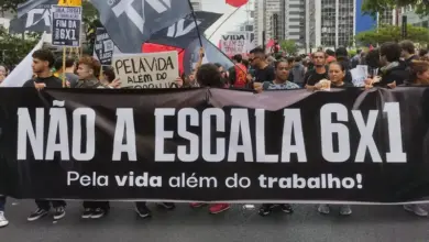 Manifestação pelo fim da escala 6x1