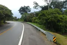 Trecho da Rodovia Rio-Santos