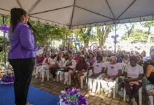 Idosos de diversos distritos de Mangaratiba em uma manhã de integração