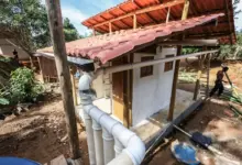 Projeto de banheiros sustentáveis e sistemas de reaproveitamento de água