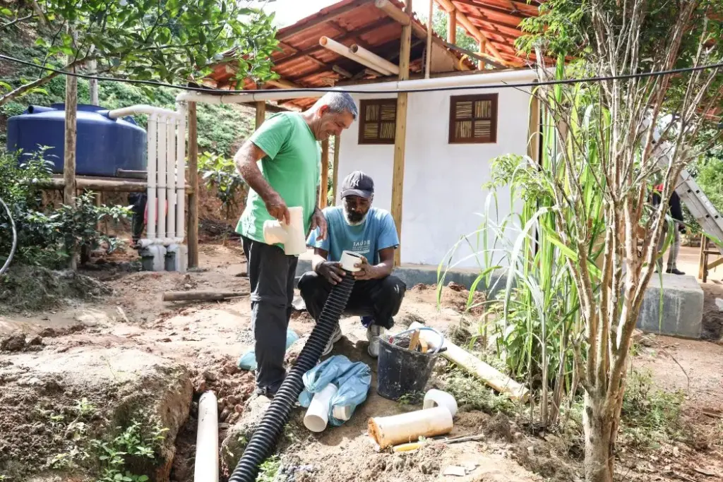 Moradores participam do projeto