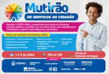 Moradores poderão acessar diversos serviços gratuitos durante a ação de cidadania promovida pela Prefeitura de Itaguaí na entrada da Expo Itaguaí 2026.