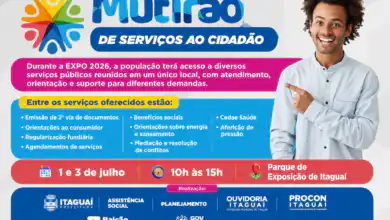 Moradores poderão acessar diversos serviços gratuitos durante a ação de cidadania promovida pela Prefeitura de Itaguaí na entrada da Expo Itaguaí 2026.