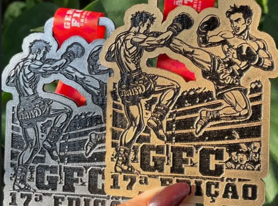 Medalhas de ouro e prata