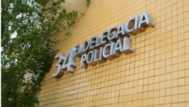 Fachada da delegacia de Bangu