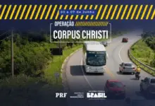 Arte da divulgação da operação da PRF