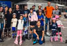 Integrantes do grupo RollerLife-Rio durante encontro semanal no Parque Municipal, onde promovem a prática da patinação e incentivam novos adeptos da modalidade (FOTOS: DIVULGAÇÃO).