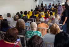Participantes da ação realizada no CRAS de Itacuruçá