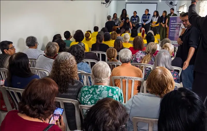 Participantes da ação realizada no CRAS de Itacuruçá