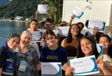 Participantes da oficina receberam certificados de conclusão