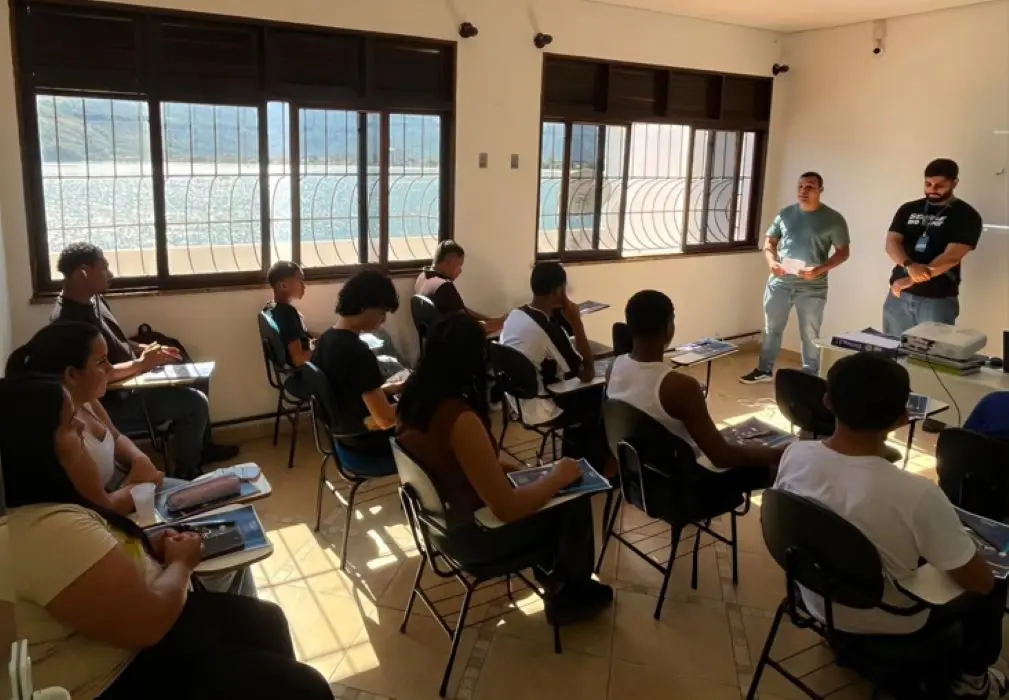 Jovens participaram da oficina "Laboratório de Ideias"