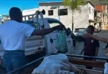 Cerca de 700 kg de inhame e 30 kg de feijão foram entregues