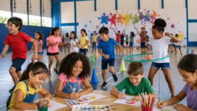 Crianças se divertindo