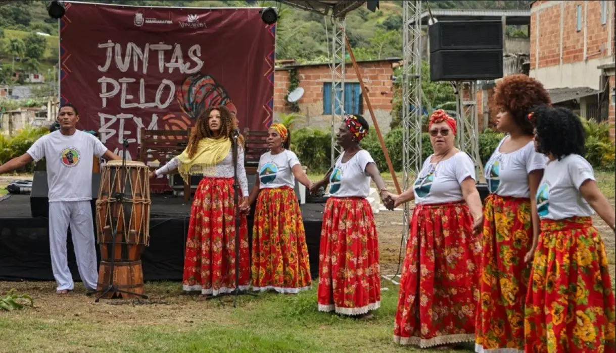 Apresentação do Grupo cultural do Quilombo da Ilha da Marambaia