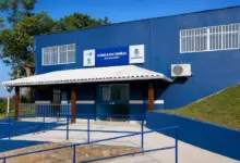 Fachada da nova Clínica da Família, em Muriqui