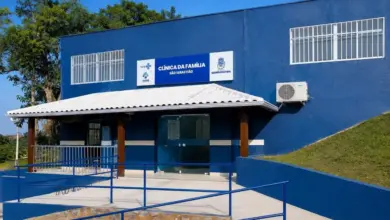 Fachada da nova Clínica da Família, em Muriqui