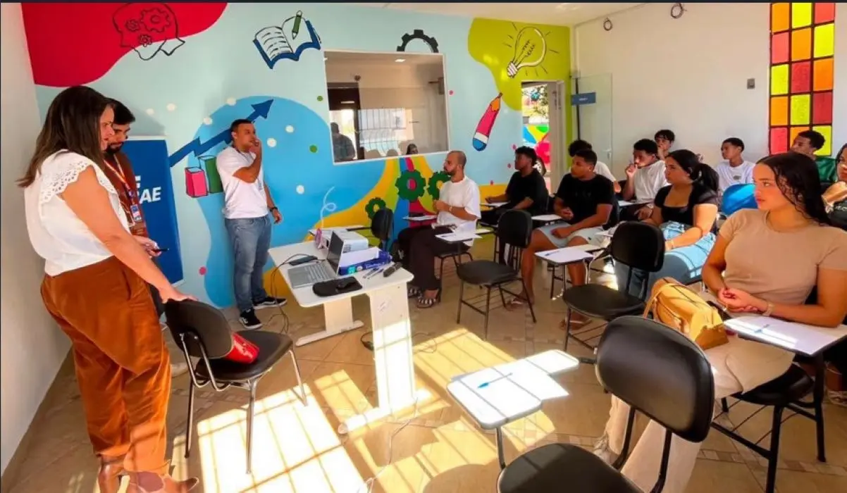 Jovens participaram da primeira oficina