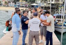 Equipes da Prefeitura de Mangaratiba e da Marinha do Brasil
