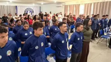 Patrulheiros Mirins participam da solenidade de formatura