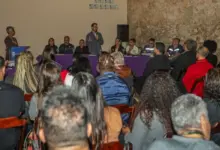 vice-prefeito Lucas Venito durante a abertura do evento
