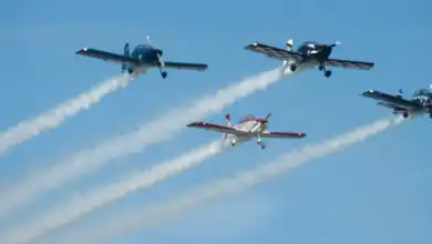 Esquadrilha CEU traz espetáculo de acrobacias aéreas no encerramento da Expo Itaguaí 2026.