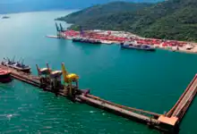 Terminal de Granéis Sólidos (Tecar), no Porto de Itaguaí, está no centro de análise de potenciais compradores dos ativos de infraestrutura da CSN.