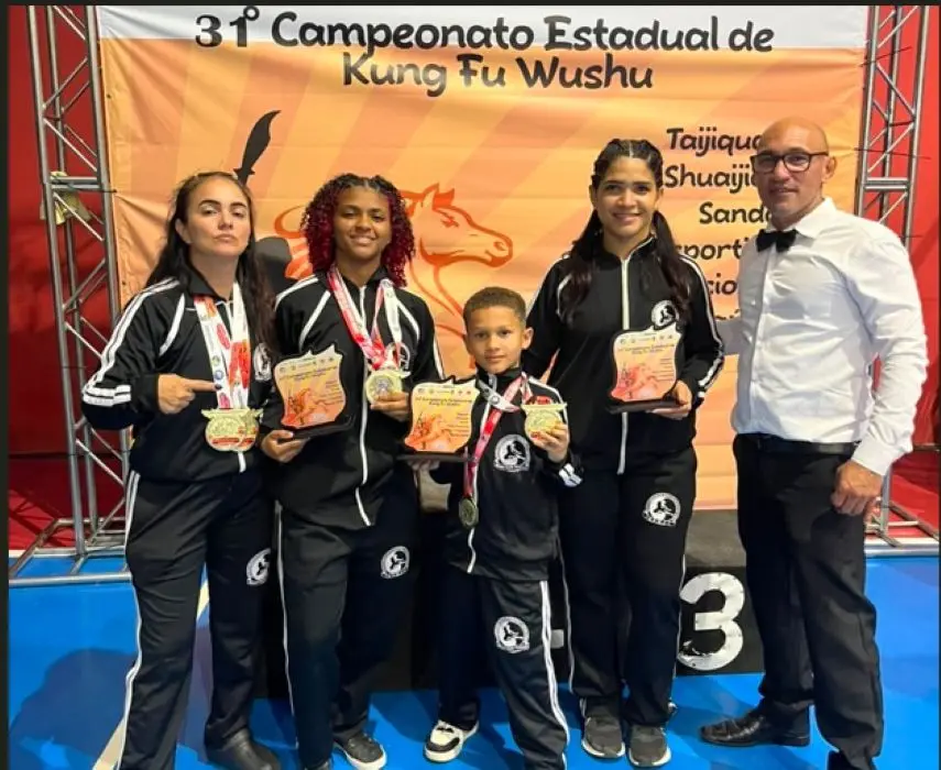 Destaques da competição! Os atletas Ritchele Gouvea, Thais Silva e Caio Conrado