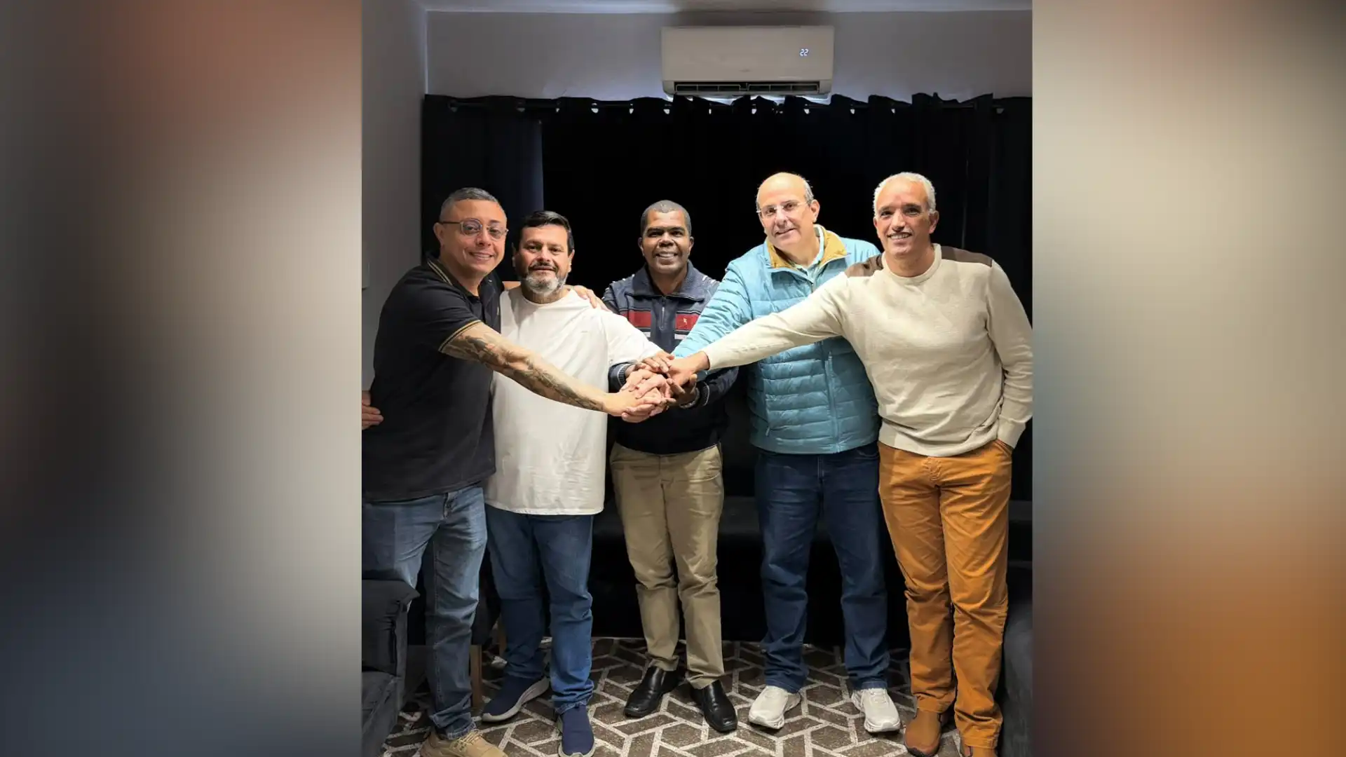 Alexandre Valle, Dr. Antônio e Gil Torres anunciaram apoio à pré-candidatura de Donizete de Jesus para a eleição suplementar à Prefeitura de Itaguaí, formando Frente Ampla.