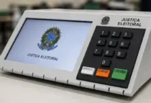 Foto da urna eletrônica