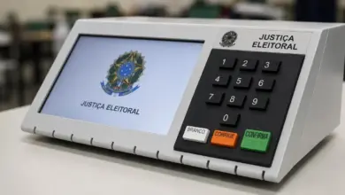 Foto da urna eletrônica
