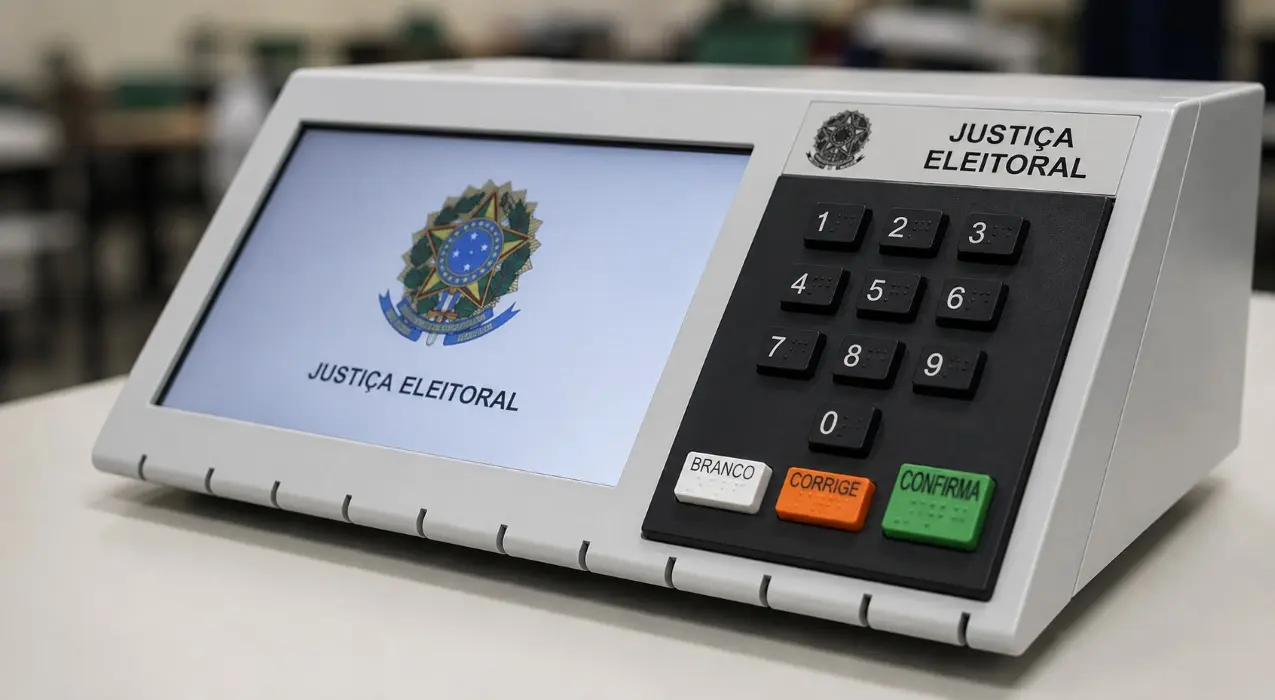 Foto da urna eletrônica