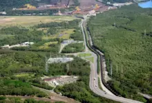 Foto panorâmica da Ilha da Madeira, em Itaguaí